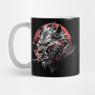 Mecha Tier Tiger Wolf Fuchs Drache Cyborg Mug